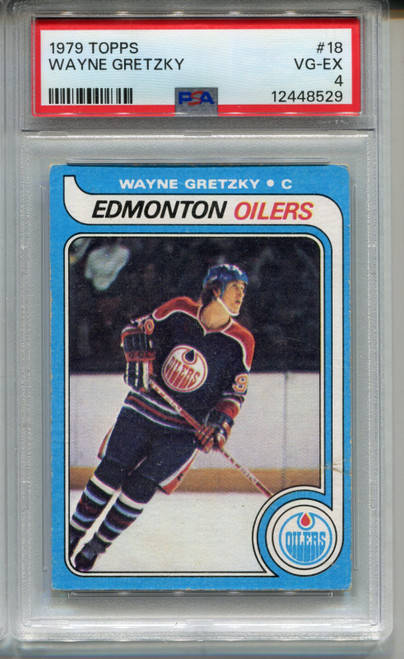 1979 Topps Wayne Gretzky Rookie Card PSA 4 Graded Hockey #18