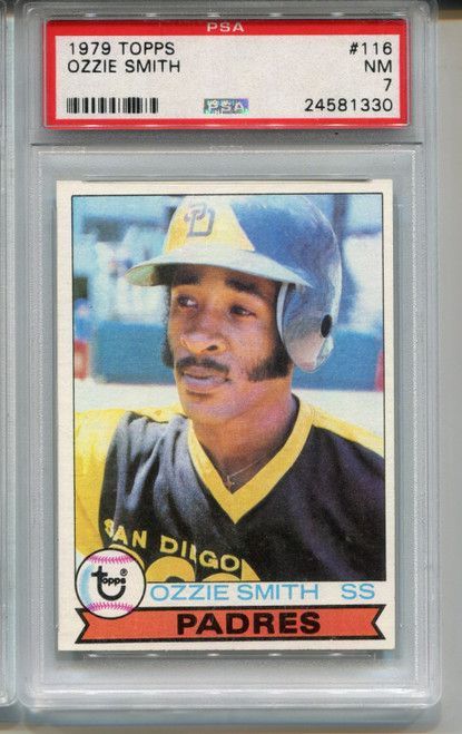 1979 Topps Ozzie Smith Rookie Card PSA 7 Nr MINT Baseball #116