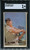 1953 Bowman Color Baseball 59 Mickey Mantle Card Graded SGC 1 New York Yankees