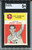 1961 Fleer Jerry West Rookie Card SGC 5 Graded Basketball #43