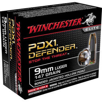 9mm Luger 147gr Bonded Jacketed Hollow Point 20/box