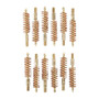 9mm, 38/357 Caliber Bronze Pistol Brushes 12 Pack