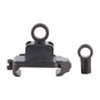Rifle High Weaver Backup Base .350'' Ghost Ring Black