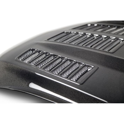 2015 - 2017 Mustang Double Sided Carbon Fiber Type-TW Hood