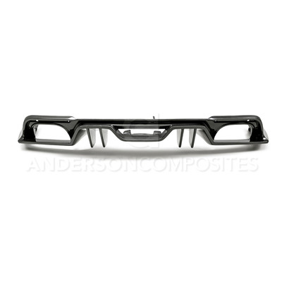 2018-2020 FORD MUSTANG TYPE-AR CARBON FIBER QUAD TIP REAR DIFFUSER