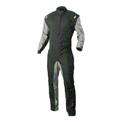 Suit Karting GK2 Youth 2X-Small Black/Green