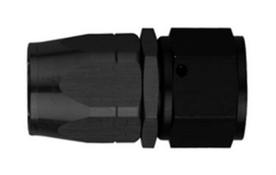 #8 Str Hose End Black