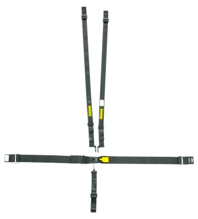 5pt Harness System SFI LatchLink Black HANS sr 76050H