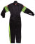Black Suit Single Layer Kids Large Green Trim