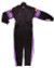 Black Suit Single Layer Kids Medium Purple Trim