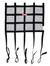 Window Net Mesh Black SFI Hybrid Adj. Strap 822001RQP
