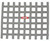 Ribbon Window Net Platinum Non-SFI 18 x 24