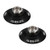 HANS Clip Set Black FIA8-2010