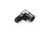 1/4in 90 Deg Elbow Female/Male Black