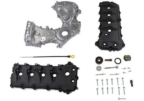 5.0L COYOTE FRONT & CAM COVER KIT M-6580-M50