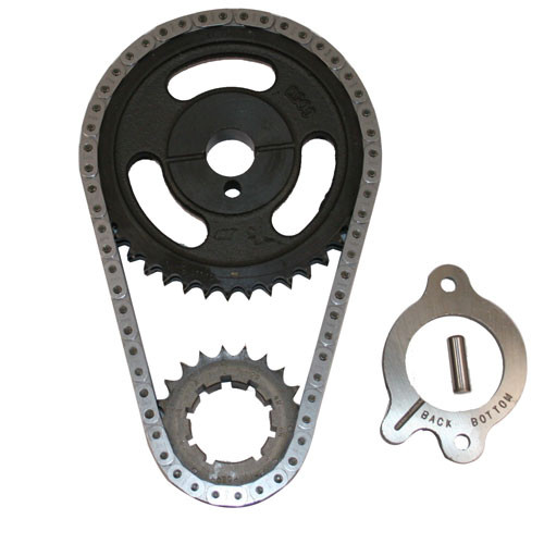 302/351W DOUBLE ROLLER TIMING CHAIN SET - CAST IRON GEAR M-6268-A302