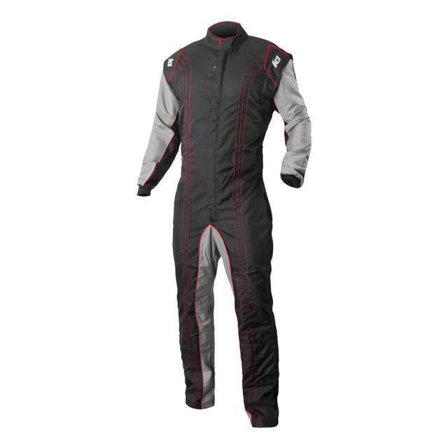 Suit Karting GK2 Adult Medium/Large Black/Red