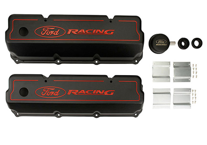 CLEVELAND BLACK ALUMINUM VALVE COVER M-6582-Z351B