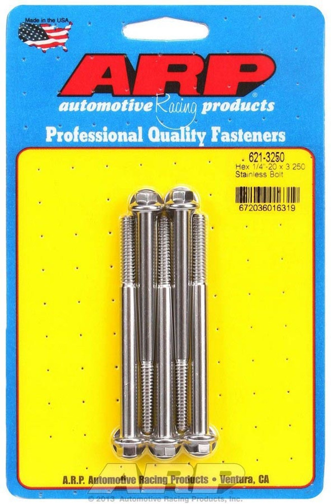 S/S Bolt Kit - 6pt. (5) 1/4-20 x 3.250