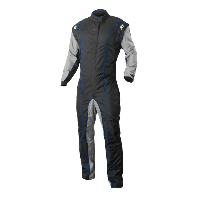 Suit Karting GK2 Adult 2X-Large Black/Blue
