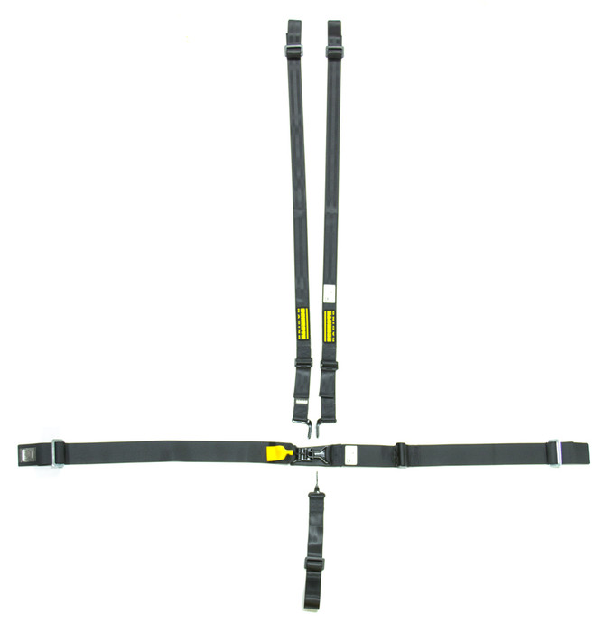 5pt Harness System SFI LatchLink Black HANS sr 71050H