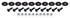 Countersunk Bolt Kit Black 10pk