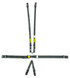 6pt Harness System SFI LatchLink Black HANS