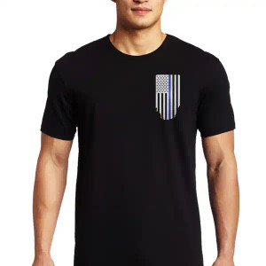Noble 2 Thin Blue Line Honor & Respect T-Shirt