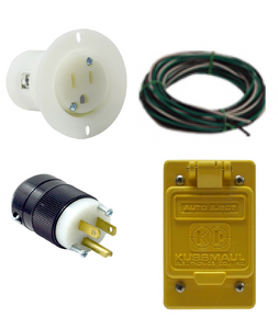 Kussmaul 120 Volts Ac 15Amp Wiring Kit-Male