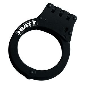 Noble 2 Hiatt Oversized Steel Hinge Handcuffs - Black