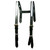 Boston Leather 9178 Firefighter H-Back Suspenders, Button Attachment