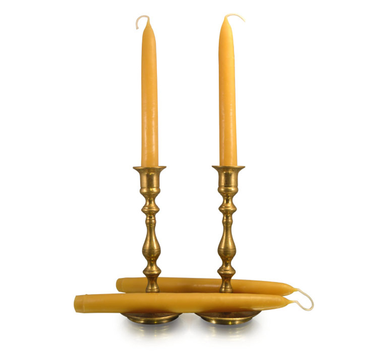 Taper, Hand dipped (pair) Beeswax Candle
