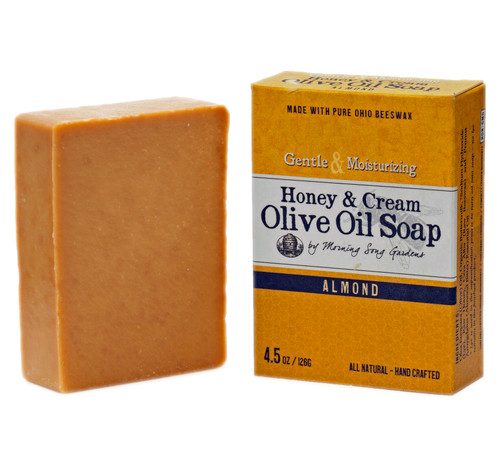 Honey & Cream Olive Oil Soap, Almond Honey & Cream Olive Oil Soap, Almond