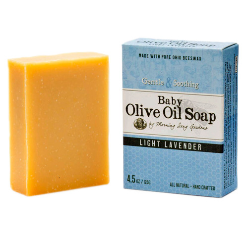 Baby Olive Oil Soap, Light Lavender Baby Olive Oil Soap, Light Lavender
