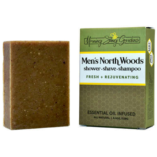 all natural north woods scented 3 in 1 shower, shave and shampoo bar all natural north woods scented 3 in 1 shower, shave and shampoo bar