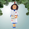 image of Pharmacist Woman with Brown Pills - Brown ornament