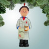 image of Pharmacist Man with Brown Pills - Brown ornament