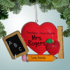 image of Teachers Have Heart with Apple ornament