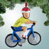 image of Bicycle Boy with Yellow Shirt ornament