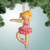Christmas Ornament of Ready Ballerina - Blonde Hair