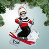 image of Snowflake Skier - Male ornament
