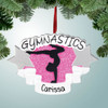 image of Gymnastics with Silver Stars ornament