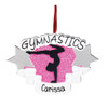image of Gymnastics with Silver Stars ornament