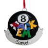 image of Rack 'em Eight Ball ornament