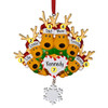 image of Reindeer Family with Big White Heart - 6 ornament