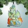 Christmas Ornament of Dragon with Blue Tail