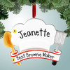 Personalized Chef Hat Christmas Ornament