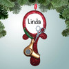 Christmas Ornament of Red Mirror with Dryer and Scissors