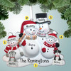 image of We're Expecting Snowman Family - 4 ornament