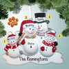 image of We're Expecting Snowman Family - 4 ornament